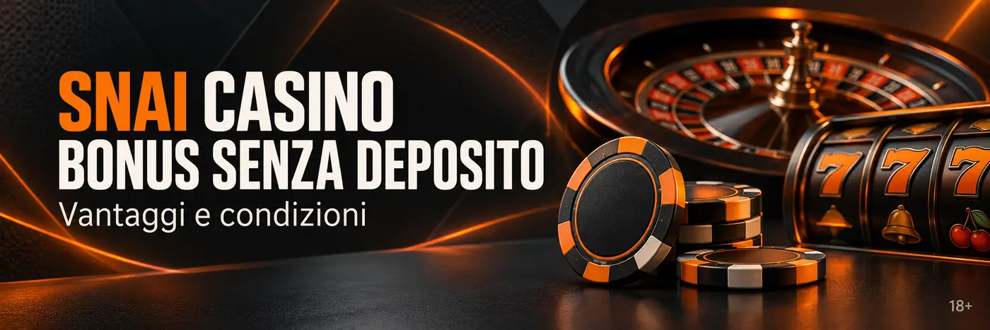 SNAI casino no-deposit bonus banner